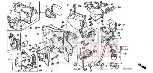 BATTERIE VT600CK de 1989